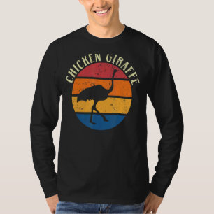 Chicken Giraffe Ostrich Animal Flightless Bird T-Shirt