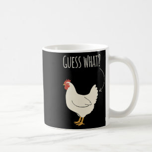 Chicken Guess What Hen And Arrow Funny Farm Humour Coffee Mug