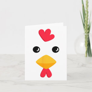 Chicken Halloween Costume Fun Kids Adults Card