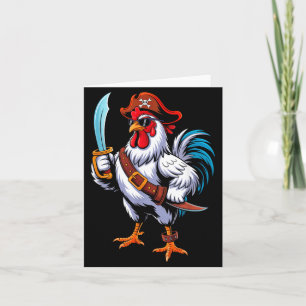 Chicken Halloween Costume Men Women Farmer Chicken Card