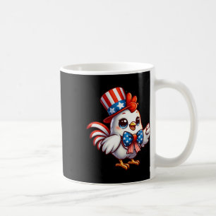 Chicken Happy 4th Of July Independence Day Men Wom Coffee Mug