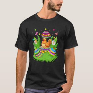 Chicken Happy Easter Bunny Egg Hunt Chicken Easter T-Shirt