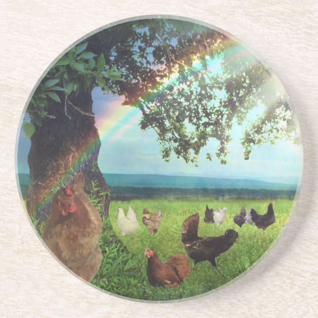 Chicken Heaven Coaster (Front)