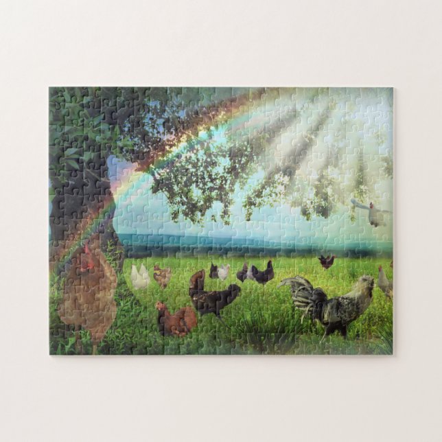 Chicken Heaven Jigsaw Puzzle (Horizontal)