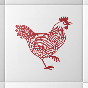 Chicken Hen Ceramic Tile