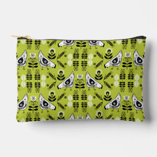 Chicken Hen Folk Art Accessory Pouch