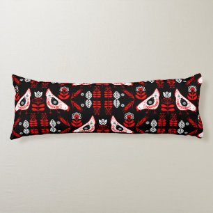 Chicken Hen Folk Art Body Cushion