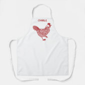 Chicken Hen Personalised Apron (Front)