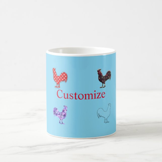 Chicken Hens  Thunder_Cove  Coffee Mug (Center)