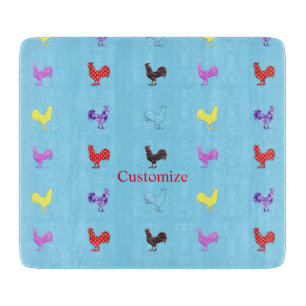 Chicken Hens Thunder_Cove Cutting Board