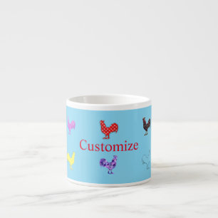 Chicken Hens Thunder_Cove Espresso Cup