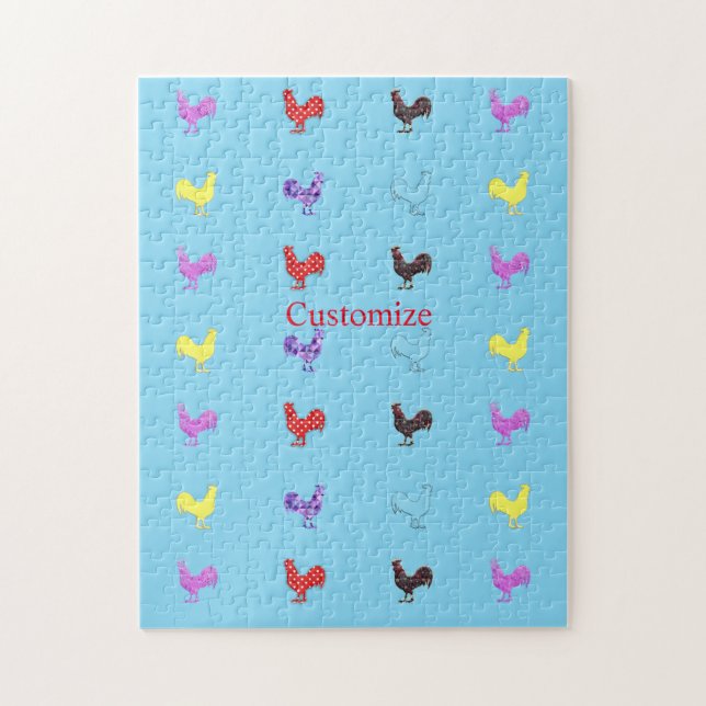 Chicken Hens  Thunder_Cove  Jigsaw Puzzle (Vertical)