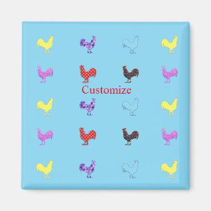 Chicken Hens  Thunder_Cove Magnet