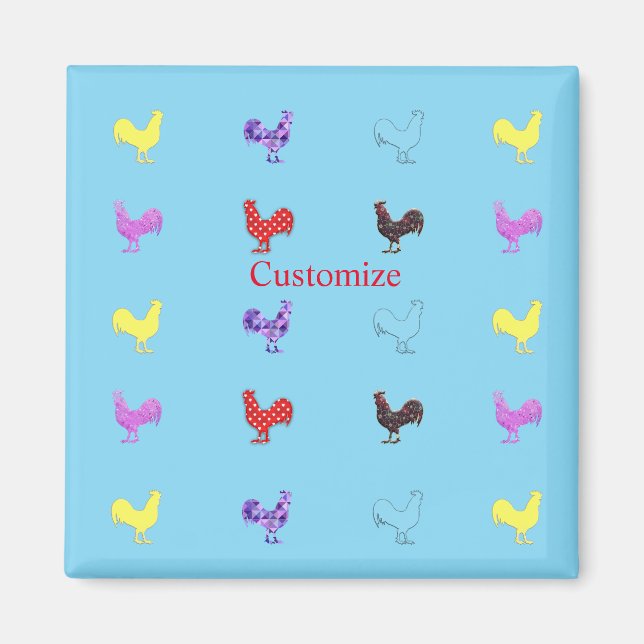 Chicken Hens  Thunder_Cove Magnet (Front)