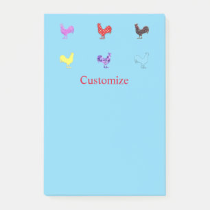 Chicken Hens Thunder_Cove Post-it Notes