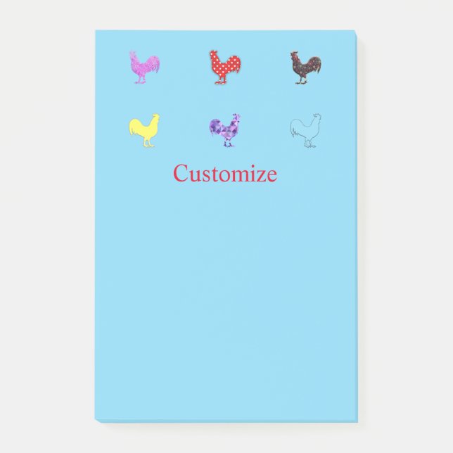 Chicken Hens  Thunder_Cove  Post-it Notes (Front)
