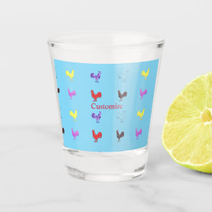Chicken Hens Thunder_Cove Shot Glass