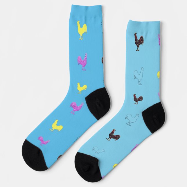 Chicken Hens  Thunder_Cove  Socks (Left)
