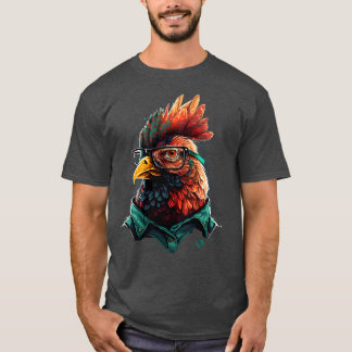 Chicken Hipster T-Shirt