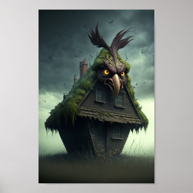 Chicken Horror House Poster (Front)