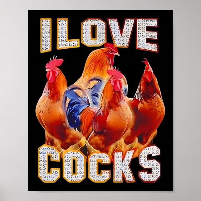 Chicken I Love S  Poster (Front)