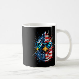 Chicken I'm The Patriot Rooster In Cool Shades  Coffee Mug