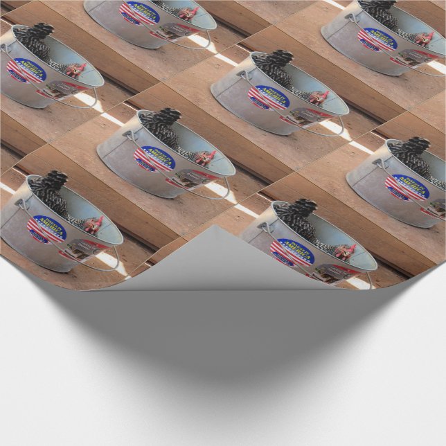Chicken in a Bucket Wrapping Paper (Corner)