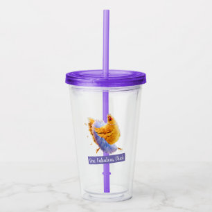 Chicken in a Tutu Acrylic Tumbler