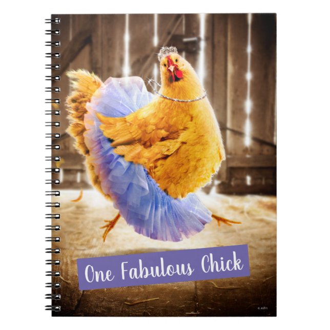 Chicken in a Tutu Notebook (Front)