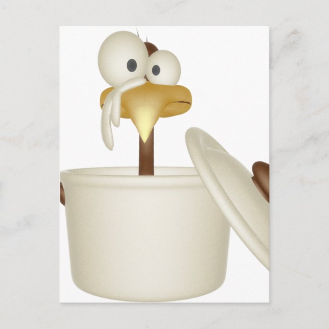 Chicken In Soup Postcard (Front)