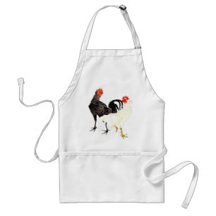 Chicken Jakuchu ITO: A Japanese style painting Standard Apron