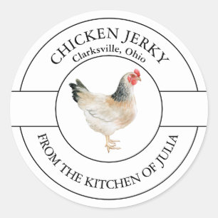 Chicken Jerky Label
