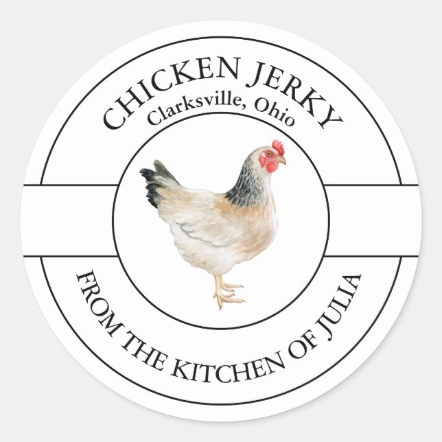 Chicken Jerky Label (Front)