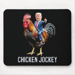 Chicken Jockey Trump Funny Meme 1 Mouse Pad