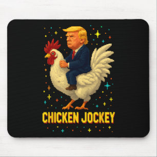 Chicken Jockey Trump Funny Meme 2 Mouse Pad