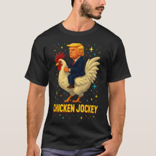 Chicken Jockey Trump Funny Meme 2 T-Shirt