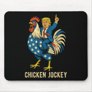 Chicken Jockey Trump Funny Meme 7 Mouse Pad