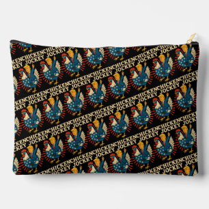 Chicken Jockey Trump Funny Meme Accessory Pouch