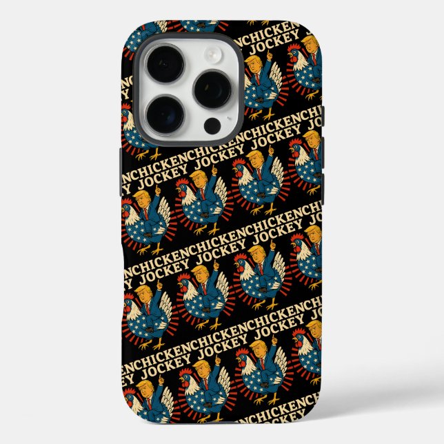 Chicken Jockey Trump Funny Meme Case-Mate iPhone Case (Back)