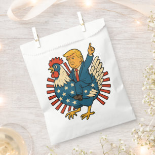 Chicken Jockey Trump Funny Meme Favour Bag