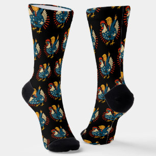 Chicken Jockey Trump Funny Meme Socks