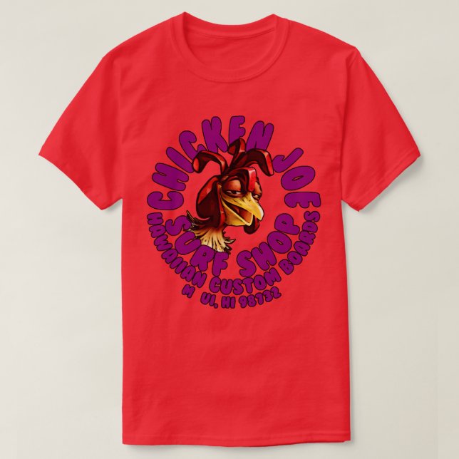 Chicken Joe Surf Shop TShirt (Design Front)