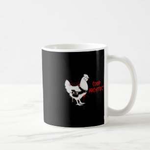 Chicken Keeper Coop Builder Construction  Coffee Mug