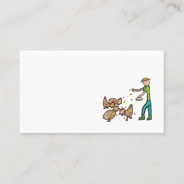 Chicken Keeping Business Card (Front)