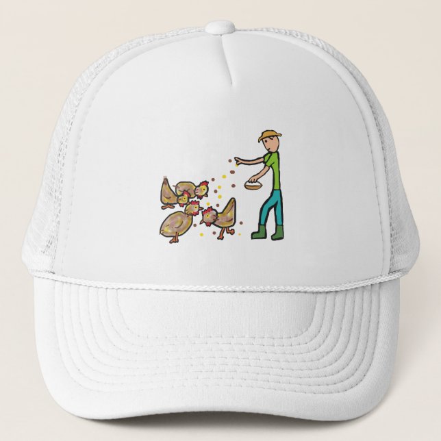 Chicken Keeping Trucker Hat (Front)