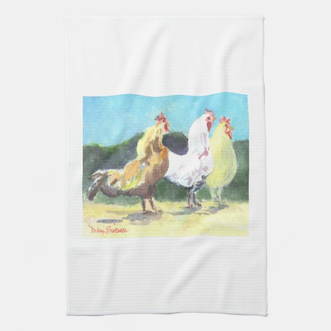 Chicken Kitchen Dish Towel (Vertical)