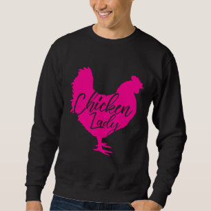 Chicken Lady for Women Pink   Sweatshirt