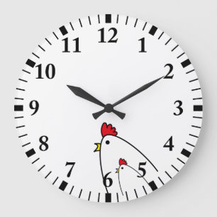 Chicken Large Clock