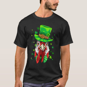 Chicken Leprechaun St Patricks Day Boys Kids Girls T-Shirt