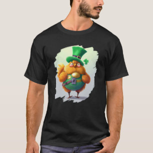 Chicken Leprechaun St Patricks Day Chicken 2 T-Shirt